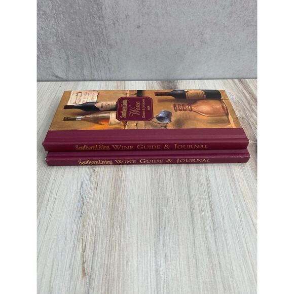 Southern Living Wine Guide & Journal By Scott Jones Set of 2 New - Picture 3 of 3